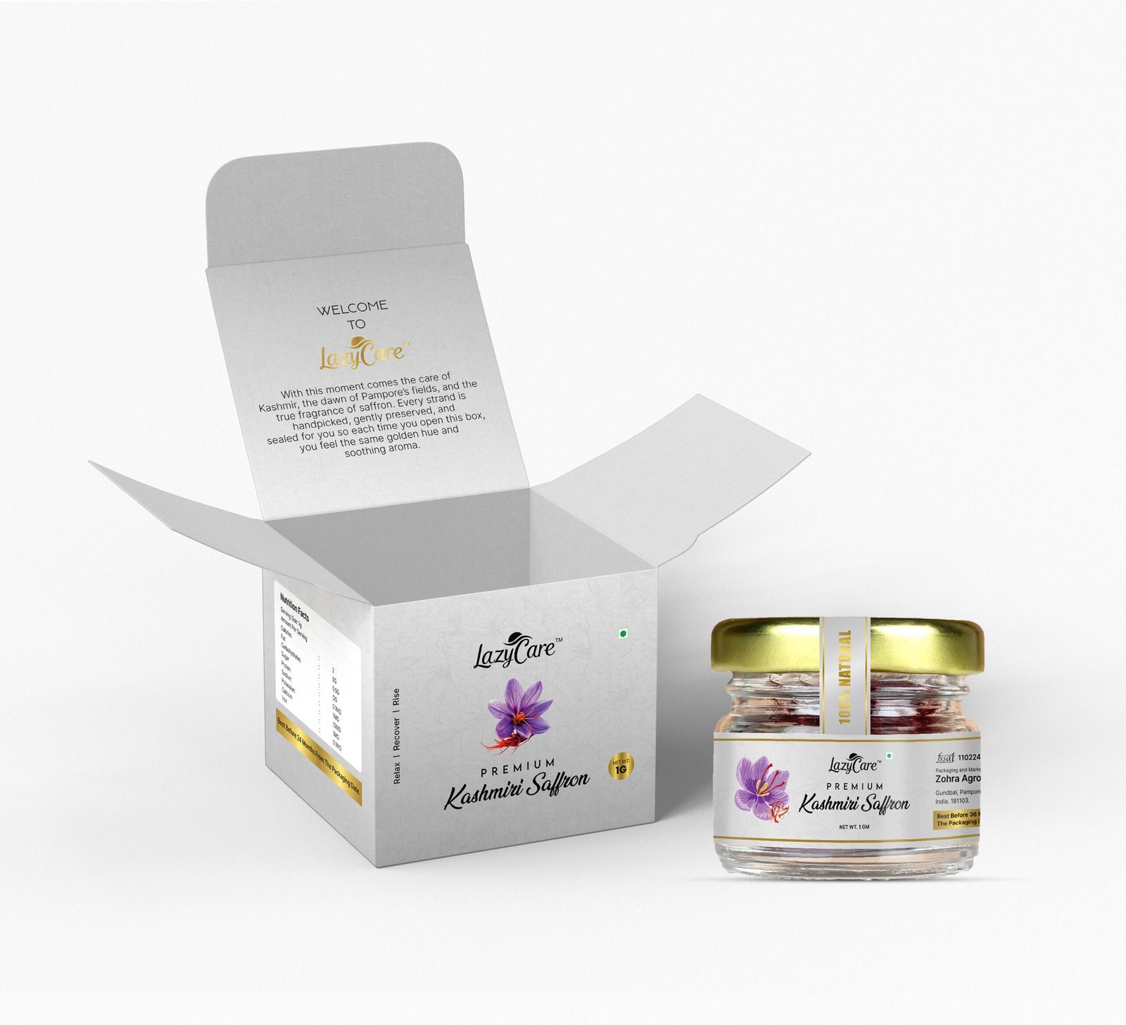 LazyCare_Saffron_box-Label_design-mockup_02-scaled